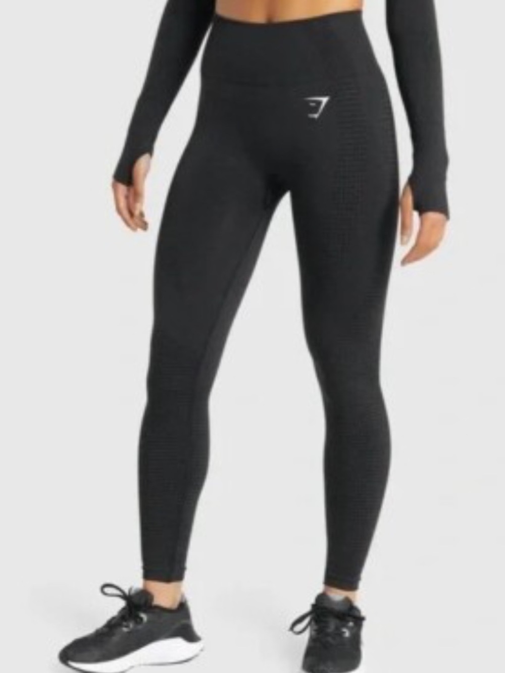 Gymshark Black Seamless Textured Leggings